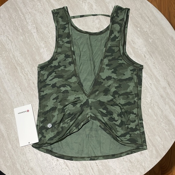 lululemon athletica Tops - NWT Lululemon Deep Stretch Camo Tank Top *6